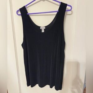 Chicos Travelers Black Tank Top